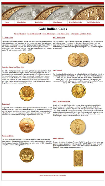 Bullion Silver Gold Bullion Coins Page